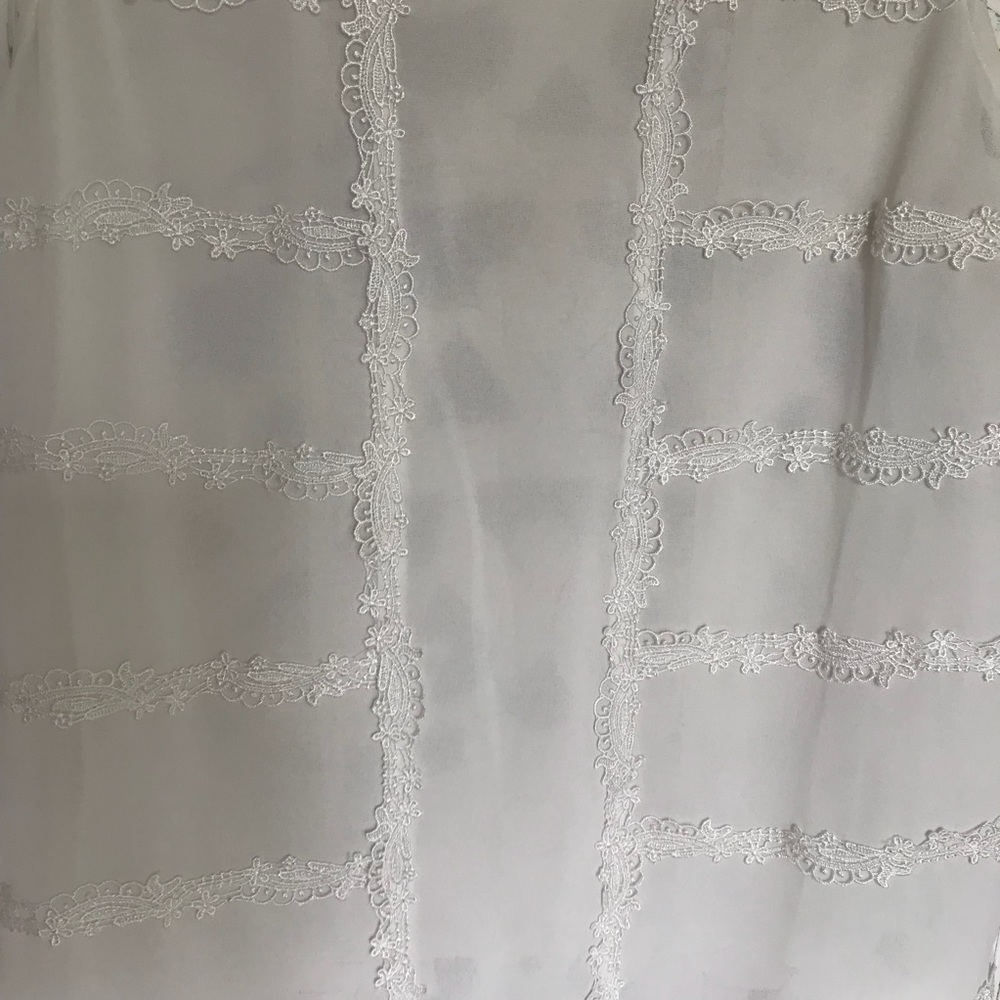 While Lace Blouse - image 2